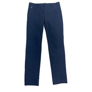 Hugo BOSS 30x31 Kaito Slim Chino Pants Trousers Navy Stretch Cotton Performance